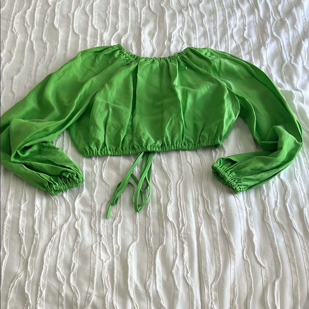 & Other Stories Cropped Blouse